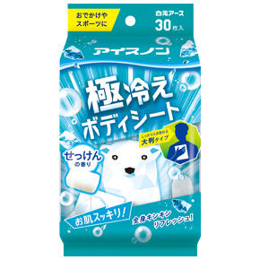 アイスノン 極冷えボディシートせっけんの香り｜商品情報｜白元アース