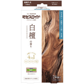 <p>ミセスロイド</p><p>引き出し用 ２４個入 １年防虫</p><p>白檀の香り</p>