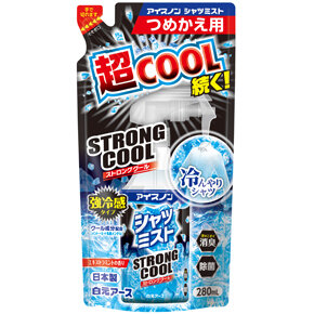 <p>アイスノン シャツミスト</p><p>ＳＴＲＯＮＧ ＣＯＯＬ</p><p>つめかえ用 ２８０ｍＬ</p>