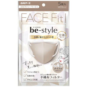 ビースタイル プリーツタイプ ミルクティーベージュ ふつう