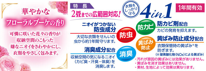 ブーケＷＣＬ用特長